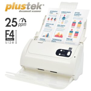 Scanner Plustek SmartOffice PS283 - 25 Lembar/menit