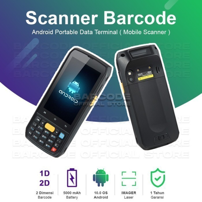 iData 70 PDT Android 6.0 Mobile Barcode Scanner 1D 2D Wifi 4G NFC Bluetooth - Gambar 2